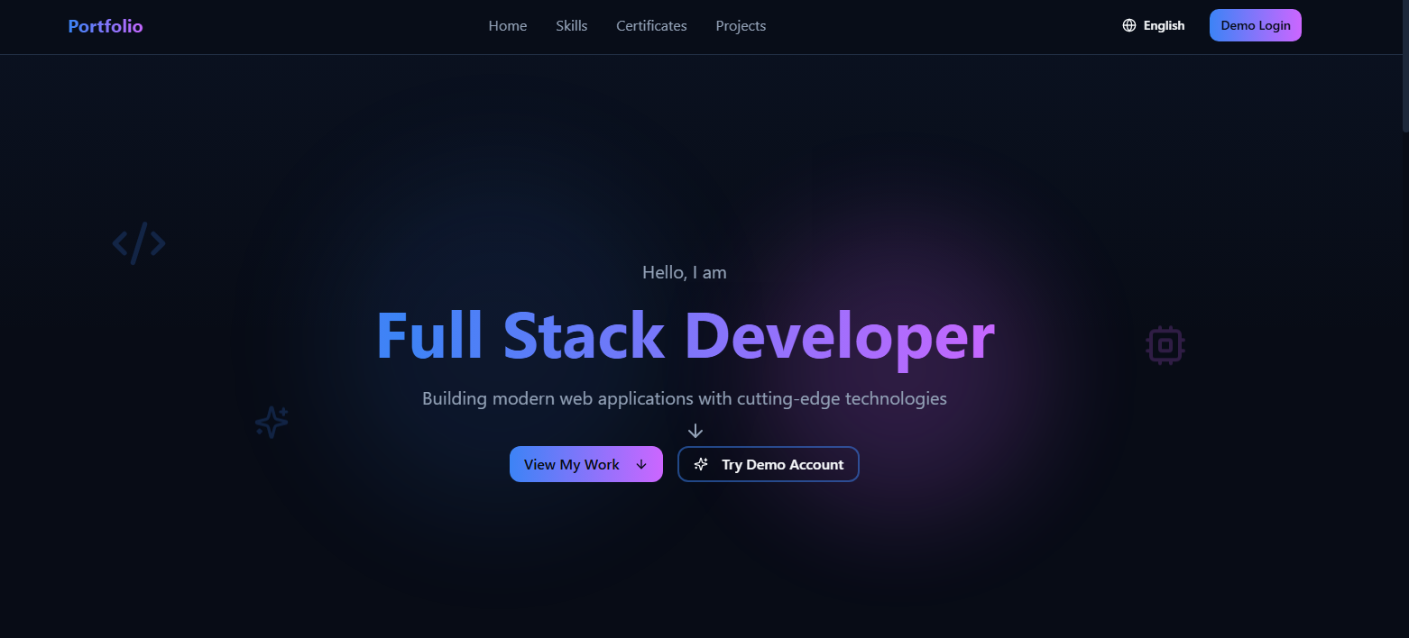 معاينة موقع البورتفوليو